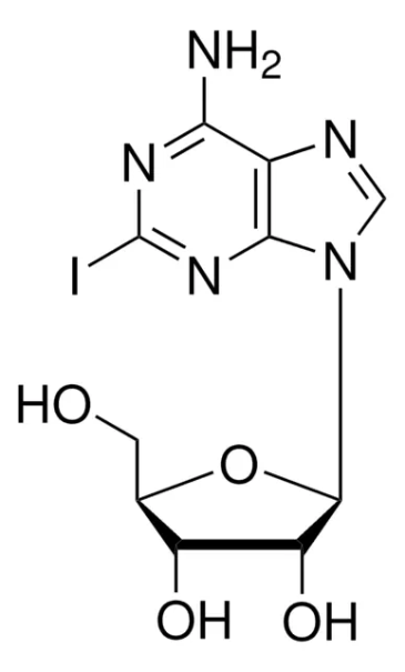2-Iodoadenosine structure, CAS 35109-88-7