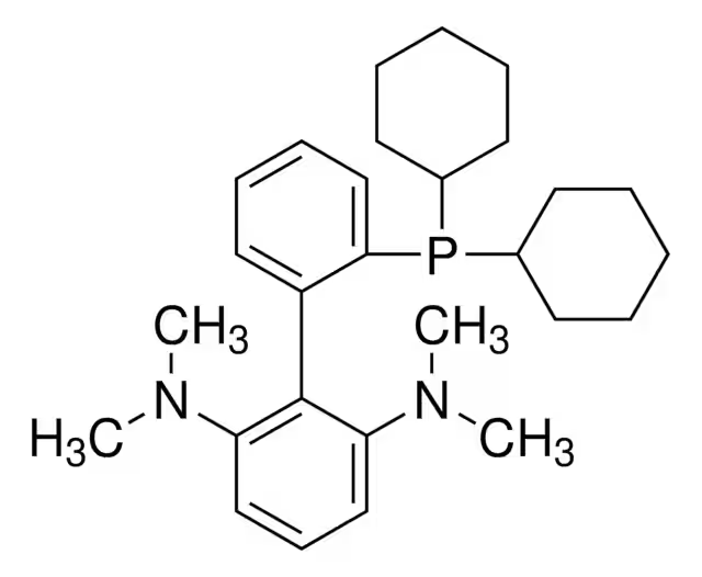 2-Dicyclohexylphosphino-2',6'-bis(N,N-dimethylamino)biphenyl structure, CAS 1160556-64-8