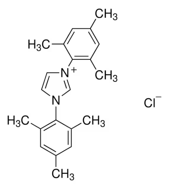 1,3-Bis(2,4,6-trimethylphenyl)imidazolium tetrafluoroborate structure, CAS 286014-53-7
