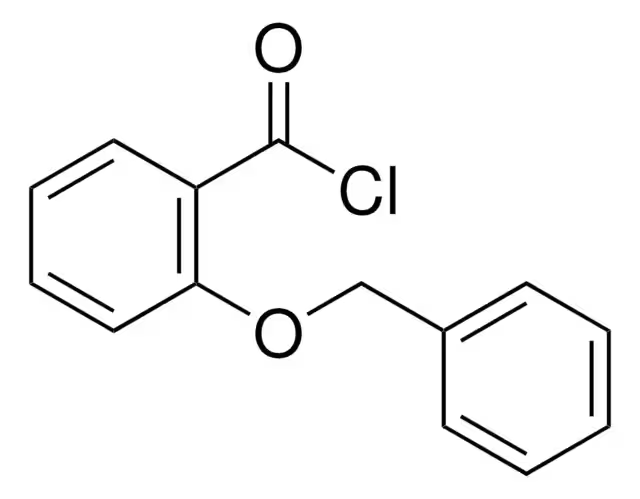 2-(benzyloxy)benzoyl chloride structure, CAS 4349-62-6