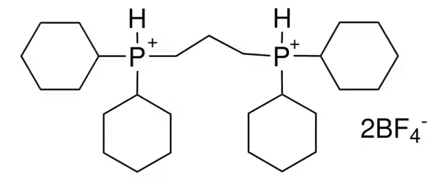 1,3-Bis(dicyclohexylphosphino)propane bis(tetrafluoroborate) structure, CAS 1002345-50-7