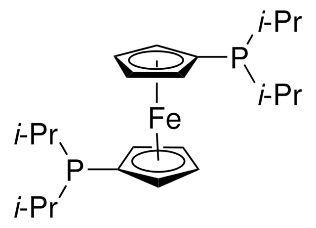 1,1'-Bis(di-i-propylphosphino)ferrocene structure, CAS 97239-80-0