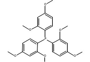 Tris(2,6-dimethoxyphenyl)phosphine structure, CAS 85417-41-0