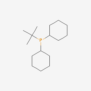 Tert-Butyldicyclohexylphosphine structure, CAS 93634-87-8