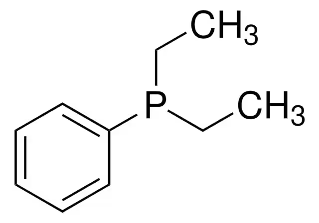 Diethylphenylphosphene structure, CAS 1605-53-4
