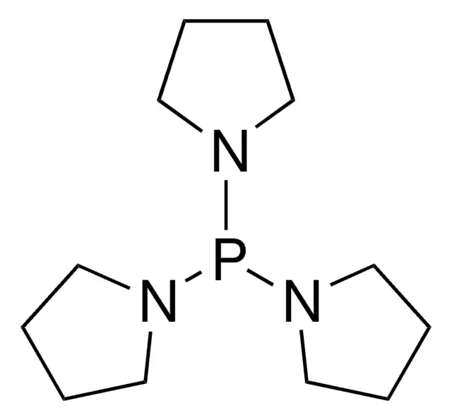 Tris(1-pyrrolidinyl)phosphine structure, CAS 5666-12-6