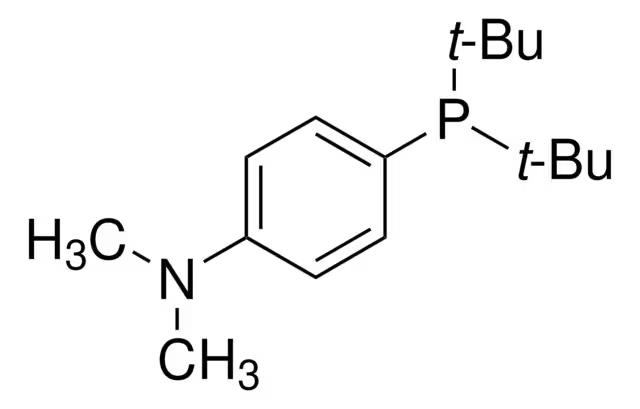 Bis(di-tert-butyl)-4-dimethylaminophenylphosphine structure, CAS 932710-63-9