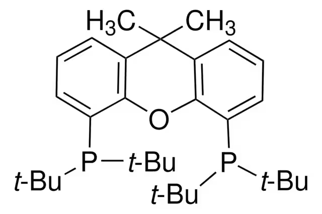 9,9-Dimethyl-4,5-bis(di-tert-butylphosphino)xanthene structure, CAS 856405-77-1