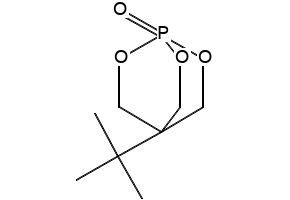 2,6,7-Trioxa-1-phosphabicyclo2.2.2octane-4-methanol, 1-oxide structure, CAS 5301-78-0
