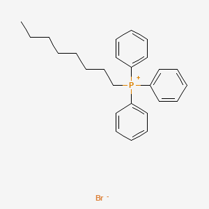 n-Octyl triphenylphosphonium bromide structure, CAS 42036-78-2