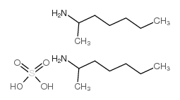 (+/-)-2-AMINOHEPTANE SULFATE structure, CAS 6411-75-2