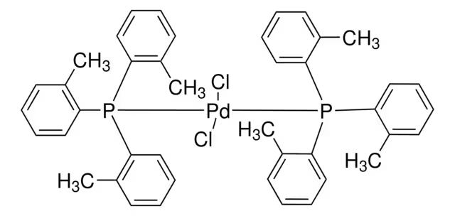 trans-Dichlorobis(tri-o-tolylphosphine)palladium(II) structure, CAS 40691-33-6