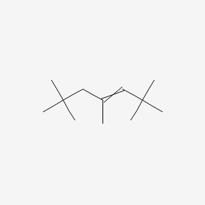 2,2,4,6,6-PENTAMETHYL-3-HEPTENE structure, CAS 123-48-8