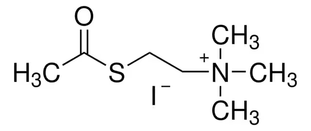 ACETYLTHIOCHOLINE IODIDE structure, CAS 1866-15-5