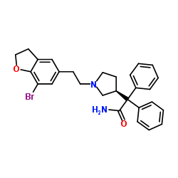 7-Bromo Darifenacin structure, CAS 1391080-43-5