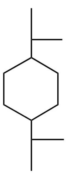 1,4-DIISOPROPYLCYCLOHEXANE structure, CAS 22907-72-8