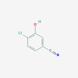 Benzonitrile, 4-chloro-3-hydroxy- Molecular structure, CAS 51748-01-7