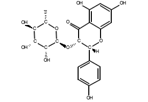 (2R,3R)-8-[(2S,3R)-5,7-dihydroxy-2-(4-hydroxyphenyl)-4-oxo-chroman-3-yl]-3,5,7-trihydroxy-2-(3-hydroxy-4-methoxy-phenyl)chroman-4-one structure, CAS 68705-66-8