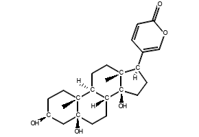 Telocinobufagin structure, CAS 472-26-4