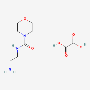 N-(2-Aminoethyl)-4-morpholinecarboxamide ethanedioate structure, CAS 154467-16-0