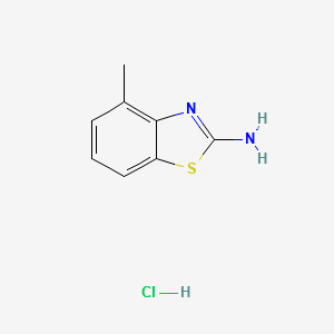 4-Methylbenzothiazol-2-amine monohydrochloride structure, CAS 64036-72-2