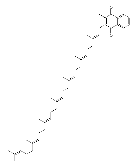 Vitamin K2-MK7 structure, CAS 27670-94-6