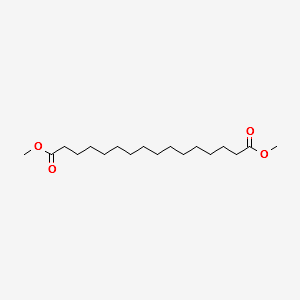 DIMETHYL HEXADECANEDIOATE structure, CAS 19102-90-0