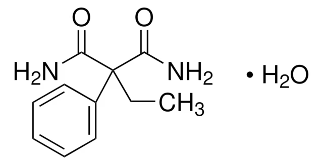 2-ETHYL-2-PHENYLMALONAMIDE HYDRATE structure, CAS 80866-90-6