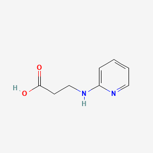 3-(pyridin-2-ylamino)propanoic acid structure, CAS 104961-64-0