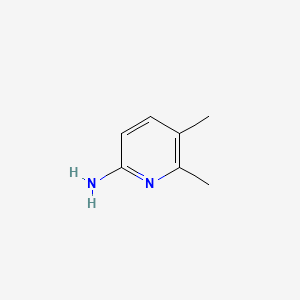 2-AMINO-5,6-DIMETHYLPYRIDINE structure, CAS 57963-08-3