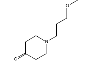 1-(3-Methoxypropyl)piperidin-4-one structure, CAS 16771-85-0