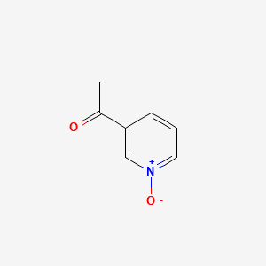 1-(1-Oxido-3-pyridinyl)-ethanone structure, CAS 14188-94-4