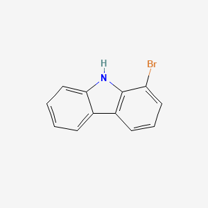 1-broMo-9H-carbazole structure, CAS 16807-11-7