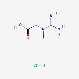 Creatine HCL structure, CAS 17050-09-8