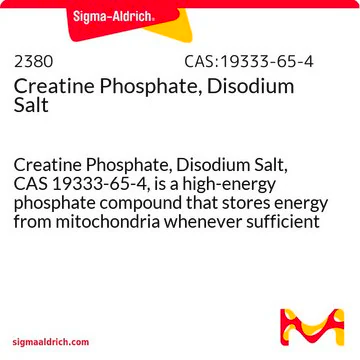 CREATINE PHOSPHATE DISODIUM SALT TETRAHYDRATE structure, CAS 6190-45-0