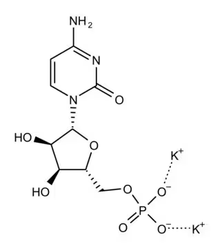 POLYCYTIDYLIC ACID (5') POTASSIUM SALT structure, CAS 26936-40-3