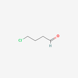 4-CHLORO-BUTYRALDEHYDE structure, CAS 6139-84-0