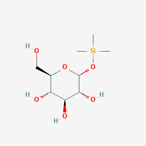 TMS-ALPHA-D-(+)-GLUCOSE structure, CAS 3327-61-5