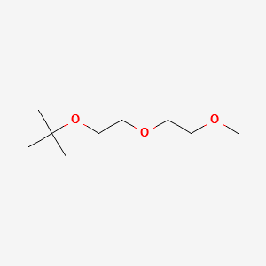 DIETHYLENEGLYCOL METHYL-TERT-BUTYL ETHE& structure, CAS 52788-79-1