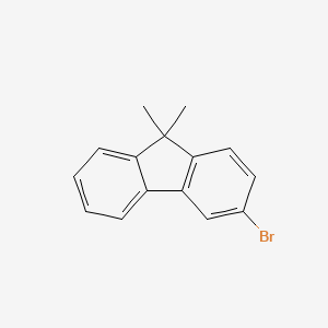 3-Bromo-9,9-dimethylfluorene structure, CAS 1190360-23-6