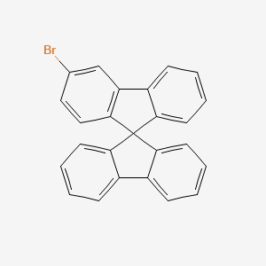 3-DroMo-9,9'-spirobifluorene structure, CAS 1361227-58-8