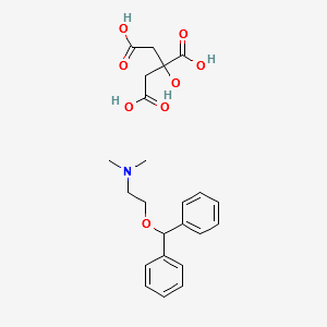 Diphenhydramine citrate structure, CAS 88637-37-0