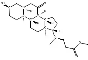 7-ketolithocholic Methyl ester structure, CAS 10538-59-7