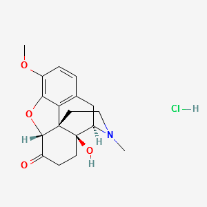OXYCODONE HYDROCHLORIDE structure, CAS 124-90-3