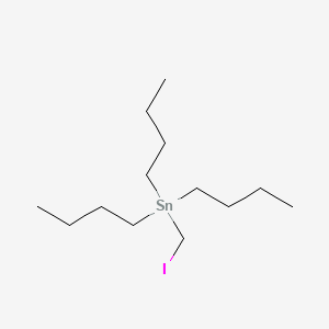 tributyl(iodoMethyl)stannane structure, CAS 66222-29-5