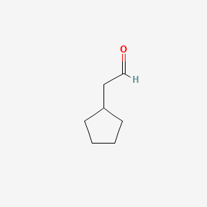 2-cyclopentylacetaldehyde structure, CAS 5623-81-4