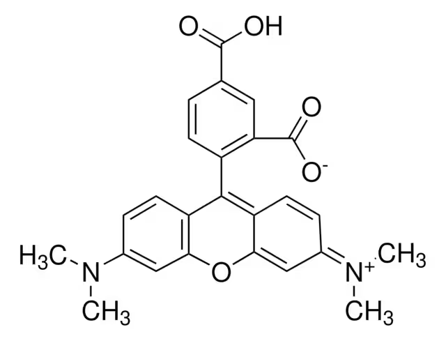 5-Carboxytetramethylrhodamine structure, CAS 91809-66-4