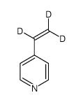 4-Vinylpyridine-d3, 97 atom % D (Inhibited with 0.1% tert-Butylcatechol) structure, CAS 329041-72-7
