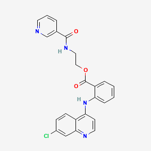 Nicafenine structure, CAS 64039-88-9