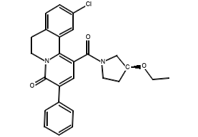 Lirequinil structure, CAS 143943-73-1
